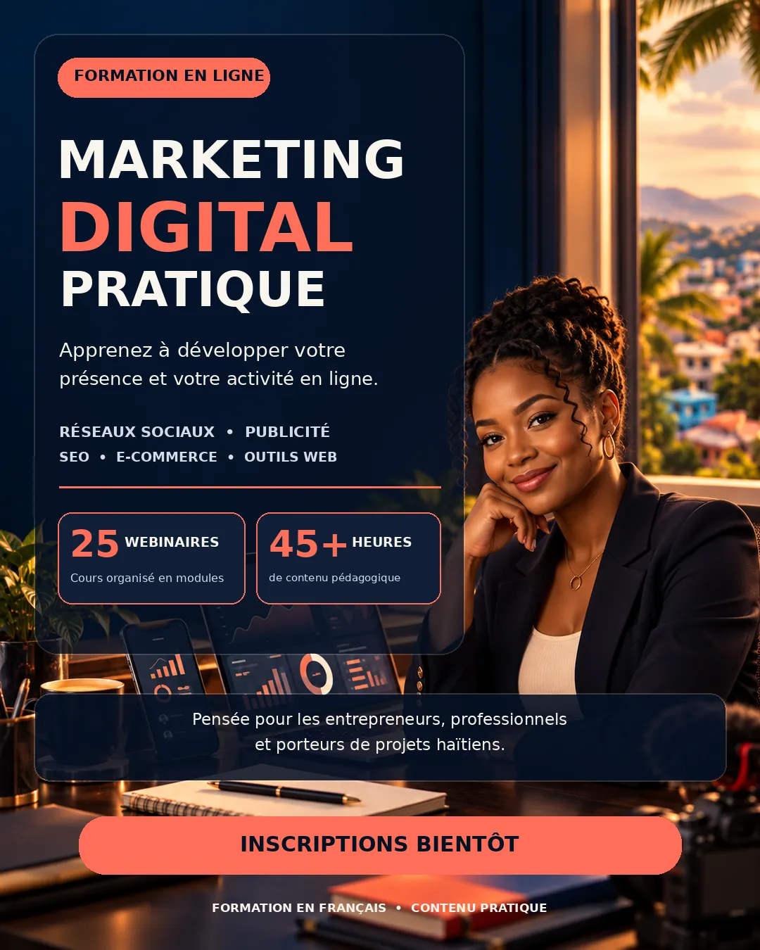 Affiche : Gestion des réseaux sociaux: De Débutant à Expert